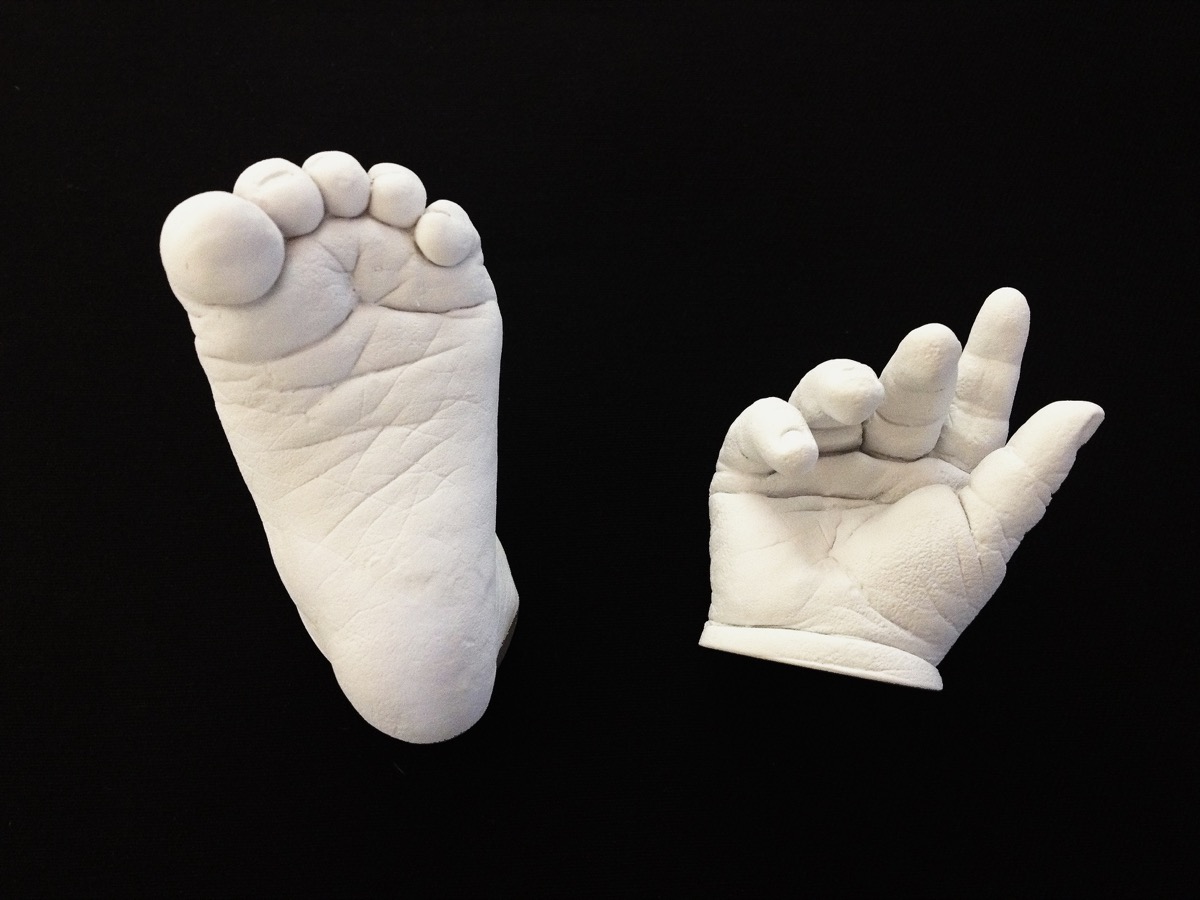baby hand and feet moulds